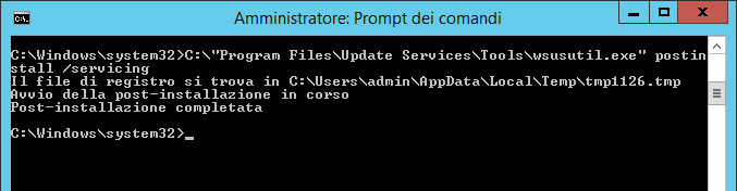 wsus-postinstall