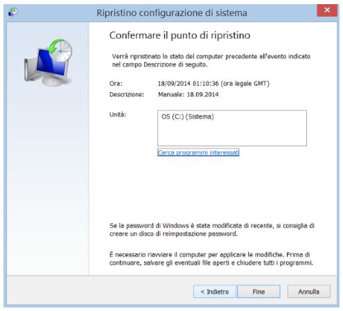 Come usare un punto di ripristino per risolvere i problemi di Windows 8 e 8.1