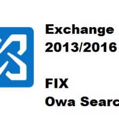 Exchange 2013/2016 Outlook and OWA Search Box non Funziona