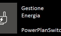 Come cambiare le opzioni di risparmio energetico dall’area di notifica