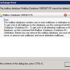 Visualizzare e Spostare le Mailbox nascoste di sistema in Exchange Server