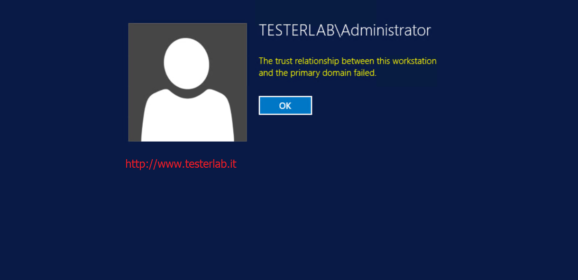 Ripristinare la relazione di trust tra client e domain controller