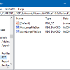 Limiti PST & OST file in Microsoft Outlook