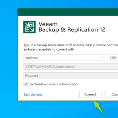 La console di Veeam Backup & Replication 12 non si apre